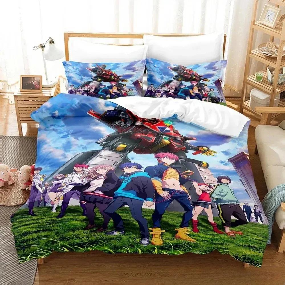 SsssGridman Bedding Collection Single Twin Full Queen King Size Bed Collection Adult Kid Bedroom Duvet Cover Collections Anime Parure De Lit Bed