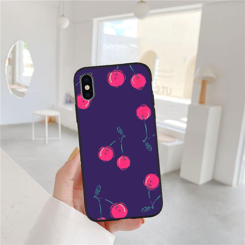 PP19 Вишня Милый Мягкий Чехол для Телефона для Xiaomi Xiaomi Poco M4 M5 M6 M7 X3 X6 X7 F8 Ultra Pro GT NFC