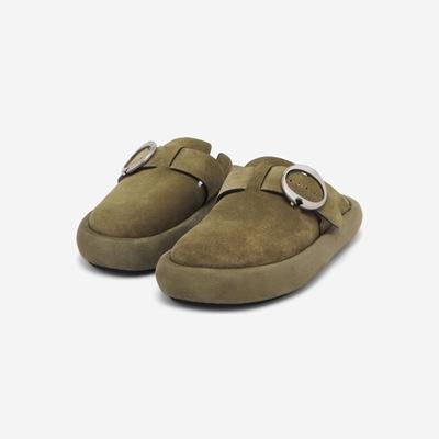 Новые ретро-сумки на голову на толстой подошве, удобные сандалии на плоской подошве для повседневной носки, полушлепанцы, универсальная женская обувь на плоской подошве