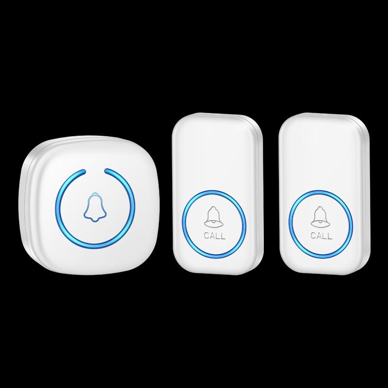 Wireless Smart Doorbell with Long-Range Remote Control and Chime for Home Entry and Elderly Assistance