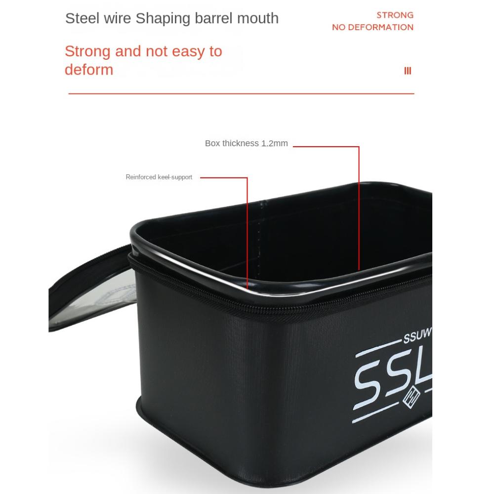 S M L Складной уличный резервуар для воды Дышащее рыболовное ведро Новый ящик для живой рыбы Путешествия