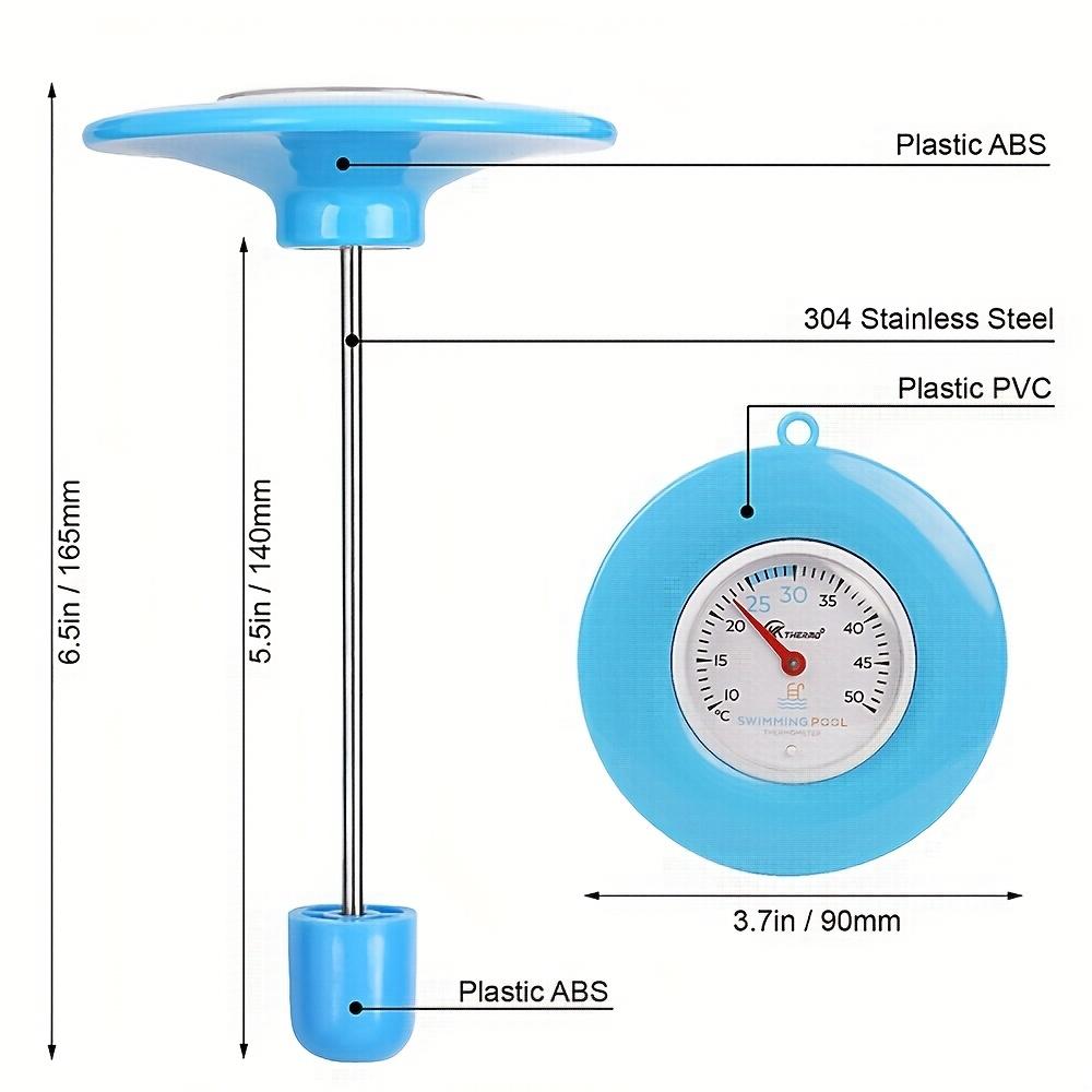 Floating Pool Thermometer Pool Thermometer Baby Pool Thermometer Measures 10-50°C 2