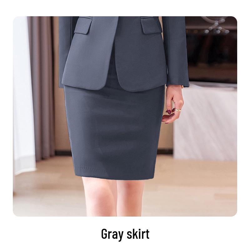 Женский деловой костюм Zihong класса люкс - Весенне-осенний темпераментный стиль для собеседований в колледже и официальной одежды