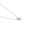 Vendome Necklace K10 White Gold Diamond Horseshoe GJBN012040DI [Official] [VIH Aoyama] 0.02ct