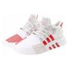 Adidas Originals Eqt Bask Adv Round Toe Lace-Up Slip-Resistant Durable Breathable Low-Top Lifestyle Casual Shoes Unisex Sneakers White Red Gray FW4250