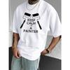 Европейский размер, футболка с принтом KEEP CALM I M A PAINTER, Футболки для мужчин, Повседневная футболка с коротким рукавом для лета