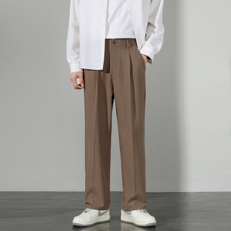 Мужские повседневные брюки свободного покроя 5XL, офисная официальная одежда, пиджаки, брюки для мужчин, уличная модная одежда, прямые брюки