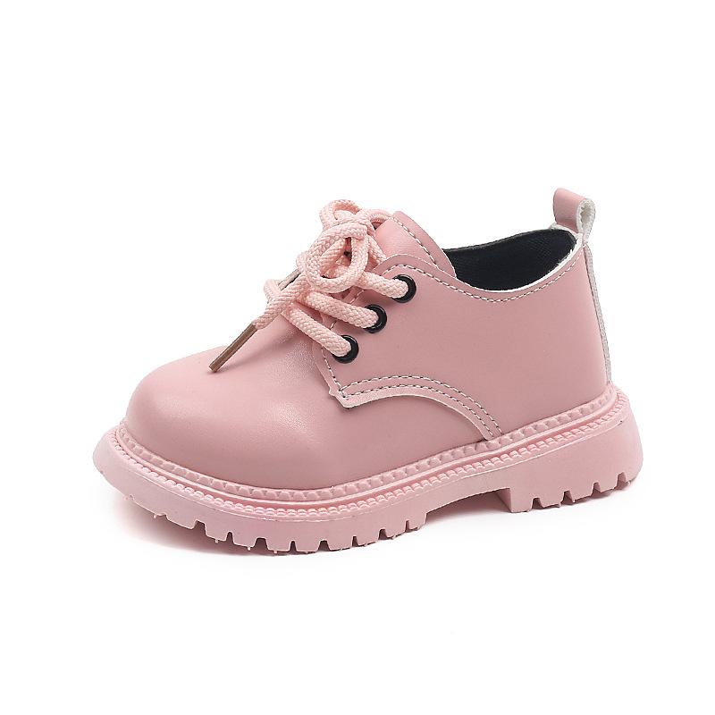 2024 Обувь для школы для девочек, униформа, британская мода для мальчиков, детская мода, повседневные мокасины с круглым носком, нескользящая детская обувь