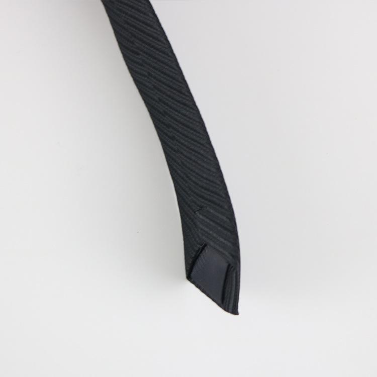 Men'S Tie Business Shirt, Striped Security Professional Dress Plus Logo8Cm Hand-Typed