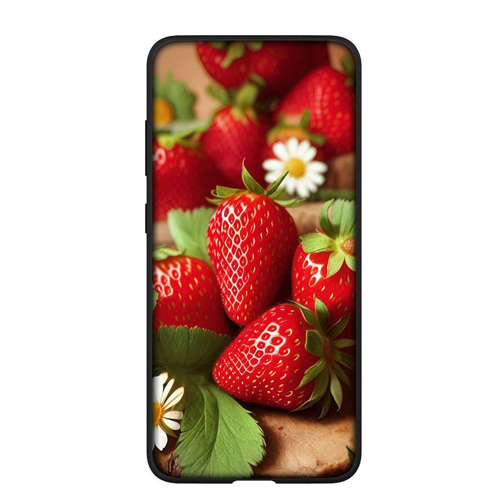 Чехол для телефона Samsung Galaxy S25 S23 S22 S24 Ultra FE A05 A06 A15 A16 A36 A37 A35 A54 A24 A55 A56 A57 A25 A26 A53 A17 Клубника Фрукты Летний Чехол