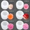 Sanxin Peony Silicone Mold for Epoxy, Candle, Cake, Soap, and Aromatherapy Decor.