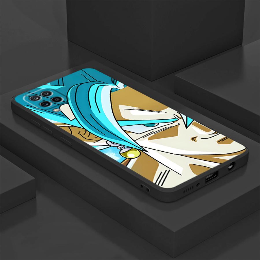 Dragon Ball Vegeta Art Case for Samsung Galaxy A05 A03 A20 A13 A10 A12 A06 A40 A16 A04 A70 A30 A15 A50 Black Soft Phone Cover