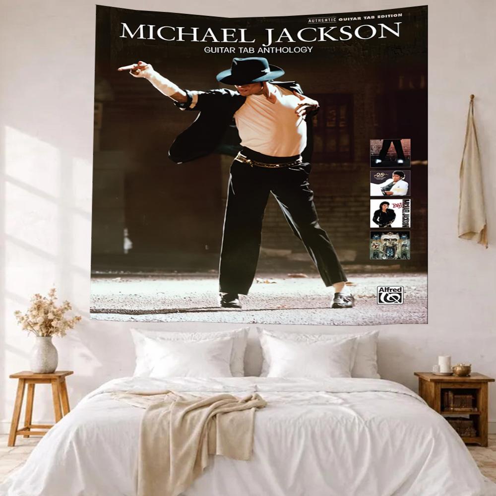 Michael Jackson Poster Wall Decor Tapestry Art For Pet Memorial Birthdaywedding Party Backdrop Family Gift