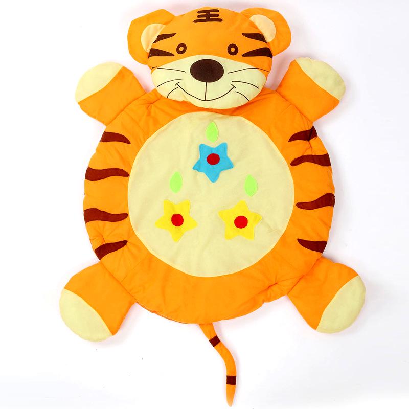 Baby Soft Play Mat Blanket Fitness Frame Crawling Toy Tiger Pattern