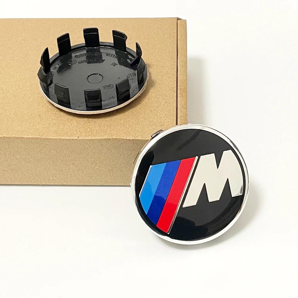 4 шт. Колпачки на центр колеса BMW 68 мм 56 мм Сине-белые колпаки для BMW E46 E90 E30 F10 F30 X5 X3 E39 F25 E60 E91 E87 Аксессуары для M-автомобилей