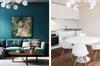 Asturia Gold Ceiling Lamp 6-Flat White Lampshade E27