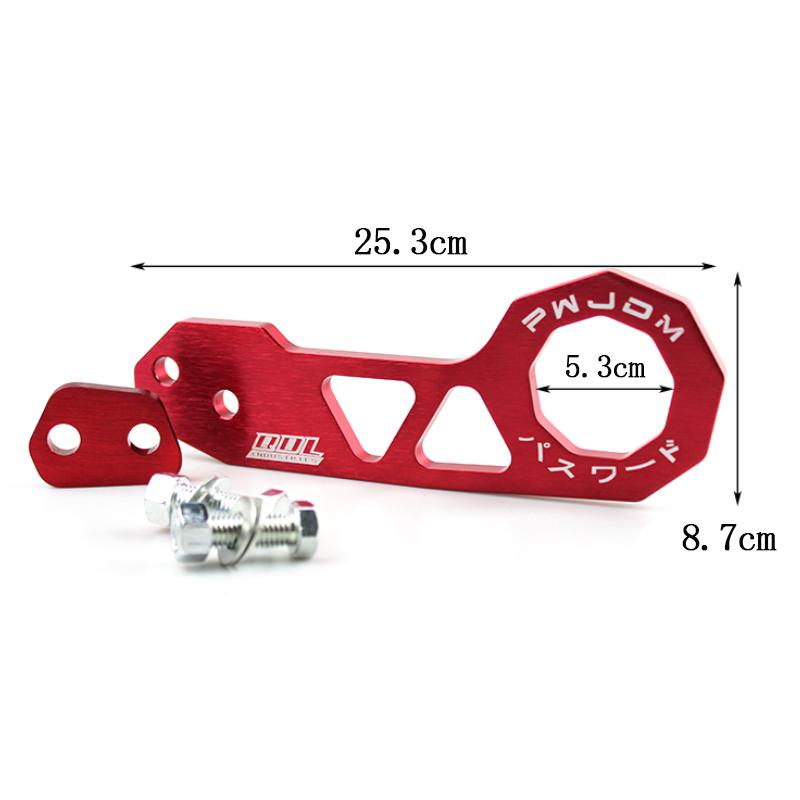 RASTP-JDM Style Racing Rear Tow Hook Aluminum Alloy Rear Tow Hook For Honda Civic RS-TH004