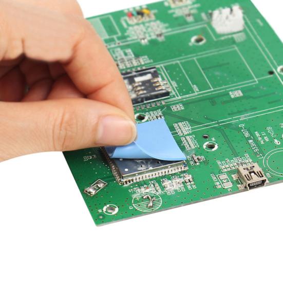 Blue 3.2W/mK GPU CPU Heatsink Cooling Conductive Silicone Pad Thermal Tool