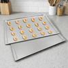 Rectangular Aluminium Zinc Zinc Alloy Baking Tray Non-stick Baking Pan Durable Oven Tray  Bread