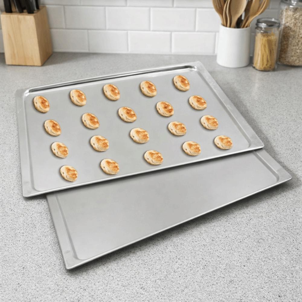 Rectangular Aluminium Zinc Zinc Alloy Baking Tray Non-stick Baking Pan Durable Oven Tray  Bread
