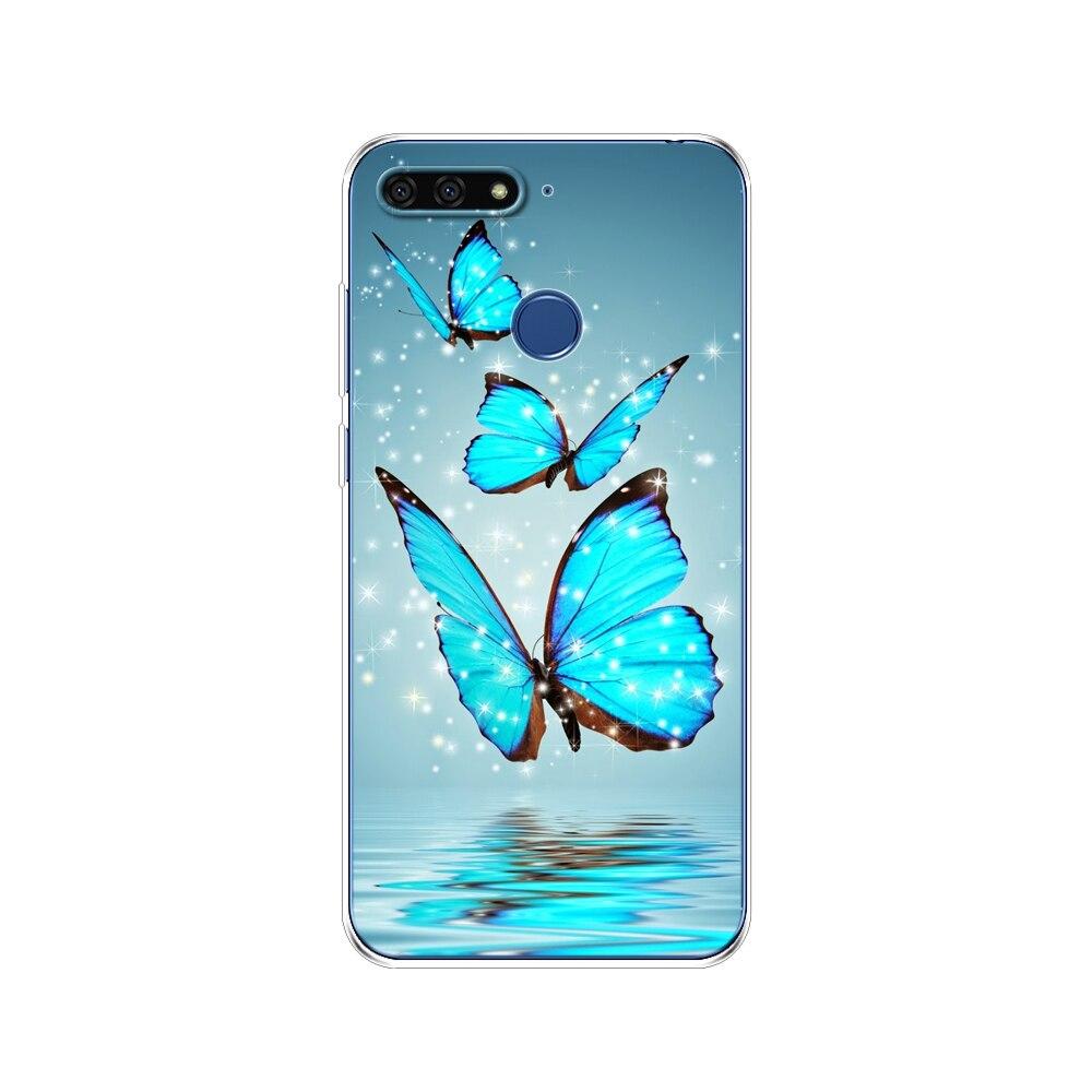 Для Huawei Honor 7C 5,7 дюймов чехол мягкий силиконовый чехол из ТПУ милый защитный чехол для телефона для Huawei Honor 7c Aum-L41 сумки