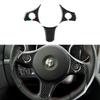 Car Steering Wheel Trim Carbon Fiber Sticker For Alfa Romeo 159 939 Brera Spider 2005 2006 2007 2008 2009 2010 2011 Accessories