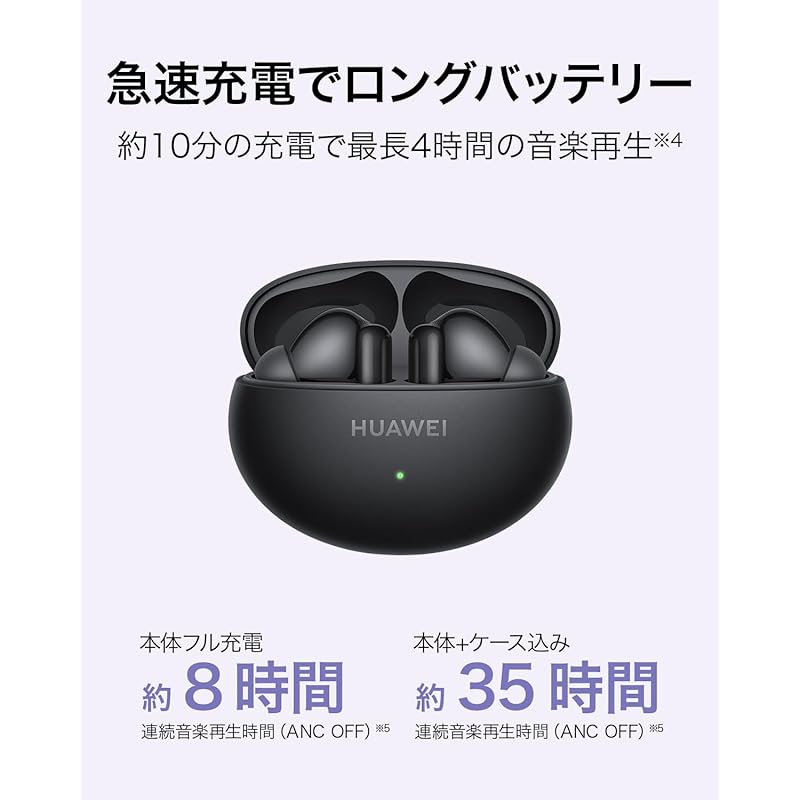 Беспроводные наушники HUAWEI FreeBuds 6i с шумоподавлением Bluetooth Канального типа ANC Удобная посадка Совместимость с LDAC Многоточечное шумоподавление при вызове Свет