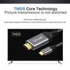 QGeeM Кабель USB C — HDMI, преобразователь HDMI Thunderbolt3 4K типа C для MacBook Huawei Mate 30, адаптер USB-C HDMI, адаптер USB типа C — HDMI
