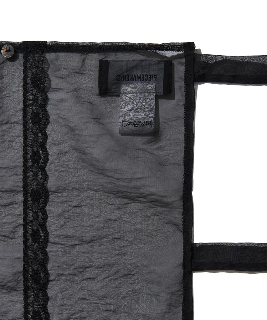 Peace Maker Ts 3Way Sheer Apron (Black)