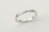 [Stone Market] One-Stone Engraved Design Pair Ring (Men's) SPRS-1805 Size 15/White Gold