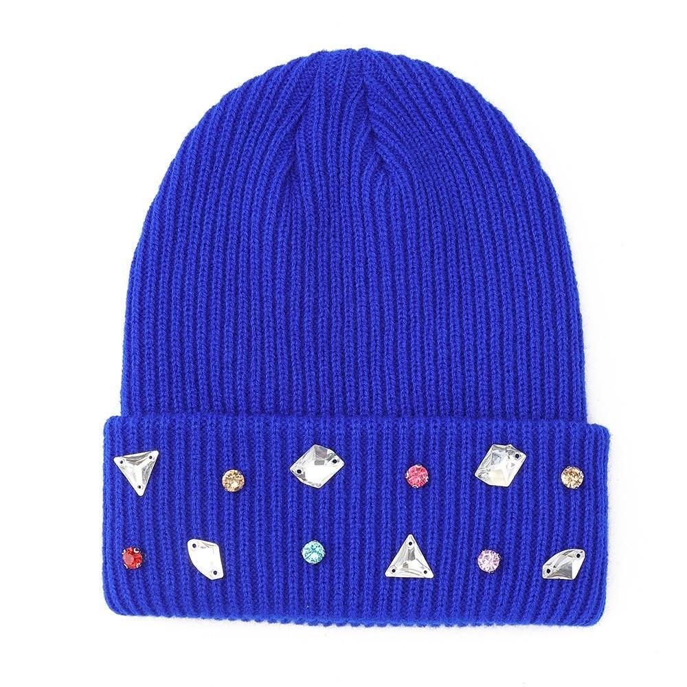 Thickened Winter Knit Hat Brimless Cold Cap New Pullover Hat Women and Men