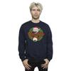 Rick And Morty Mens Christmas Wreath Sweatshirt