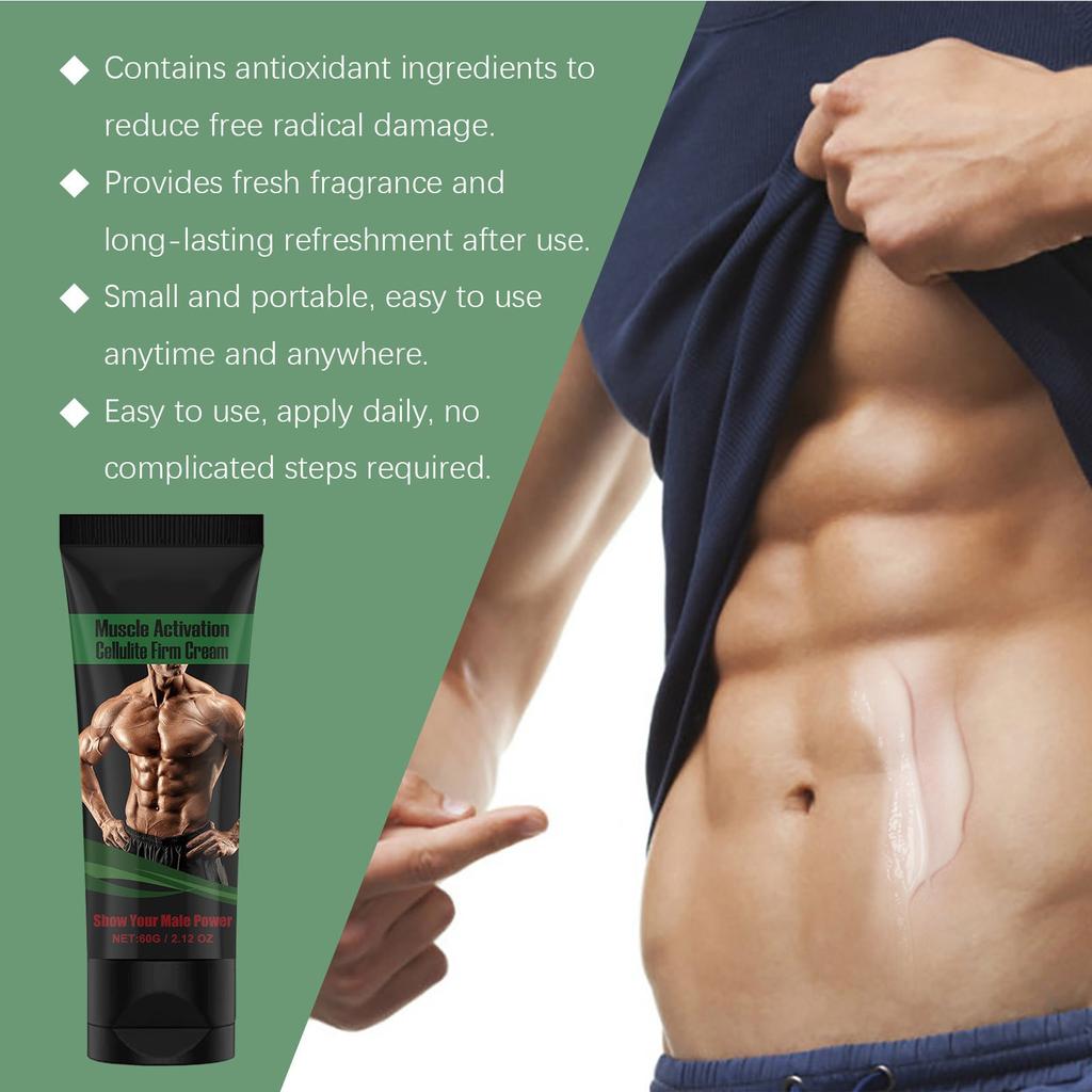 Крем для ухода за мышцами, линии для мужских фитнес-упражнений, подтяжка мышц, моделирующий массажный уход за телом