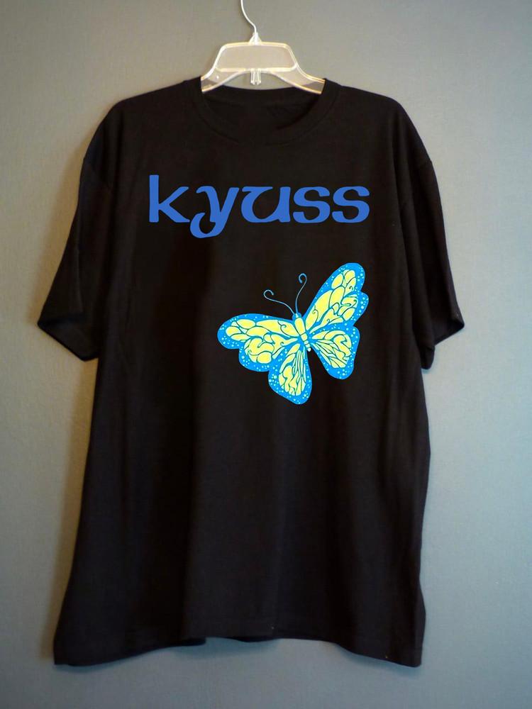 Коллекция KYUSS Тур Группа Короткий Рукав Подарок Для Фаната S - 5XL Унисекс Футболка