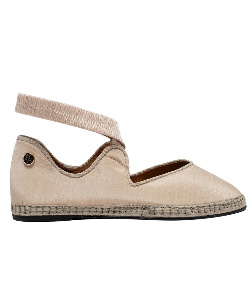 Sveti Stefan Elastic Band Ballerina Loafers_Cream Collar