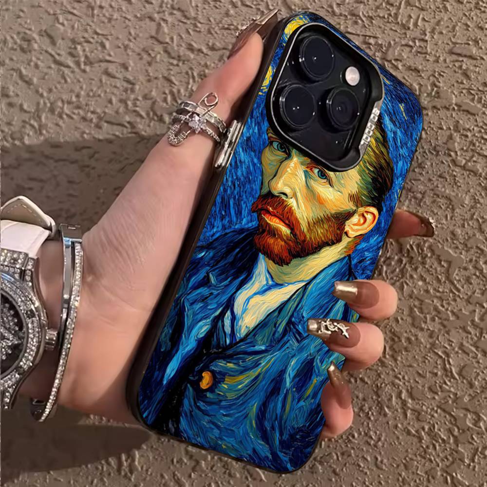 Чехол для телефона V-Ван Гог для iPhone 17 16 15 14 13 12 11 PRO MAX ТПУ Мягкий Приятный для кожи Чехол