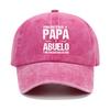 PAPA ABUELO Испанская бейсболка из хлопка с принтом, модная винтажная потертая состаренная кепка для папы, регулируемые спортивные кепки для отдыха на природе