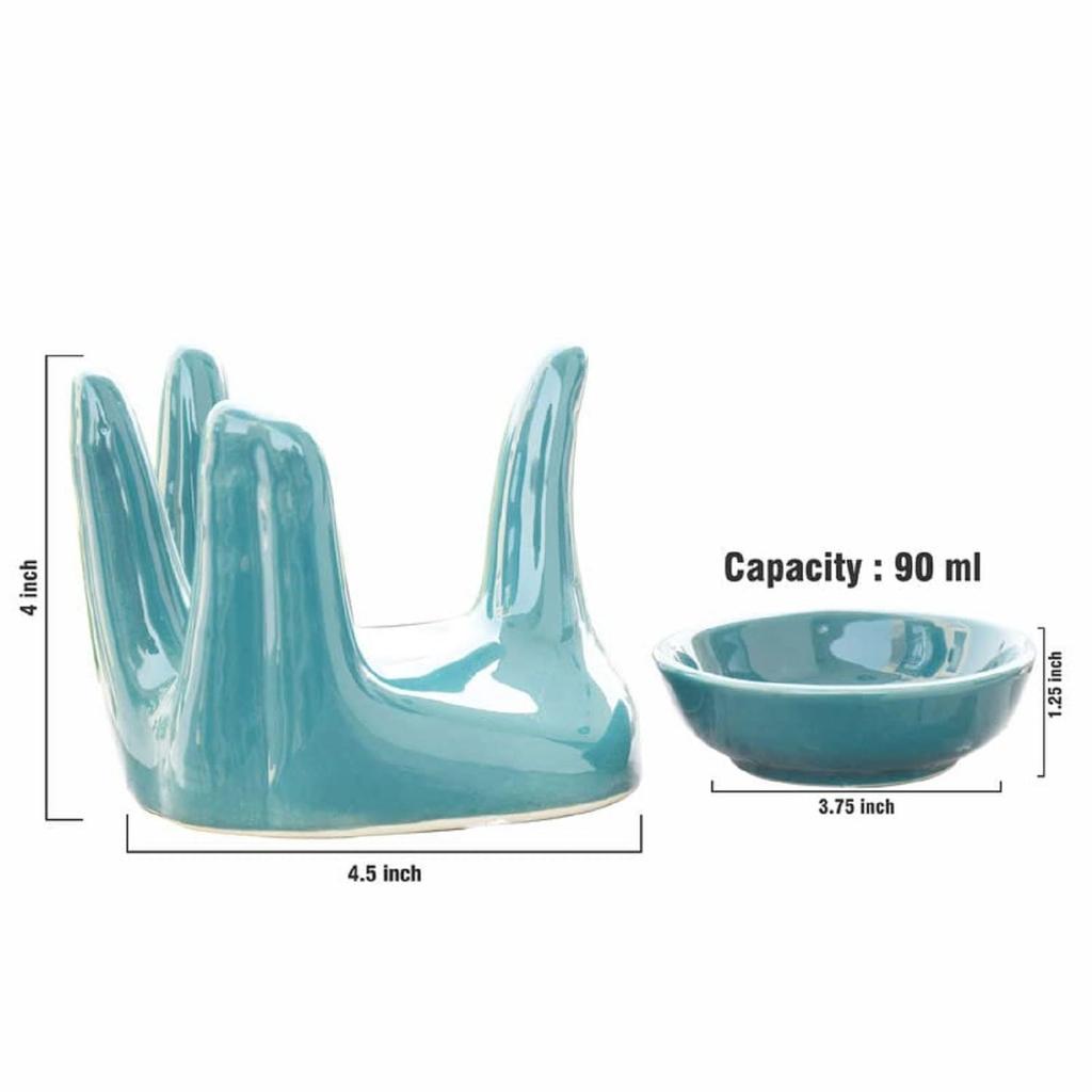 Новейшая керамическая масляная горелка-диффузор ручного типа для дома, офиса, с 1 чайной свечой, изготовленная из фарфора