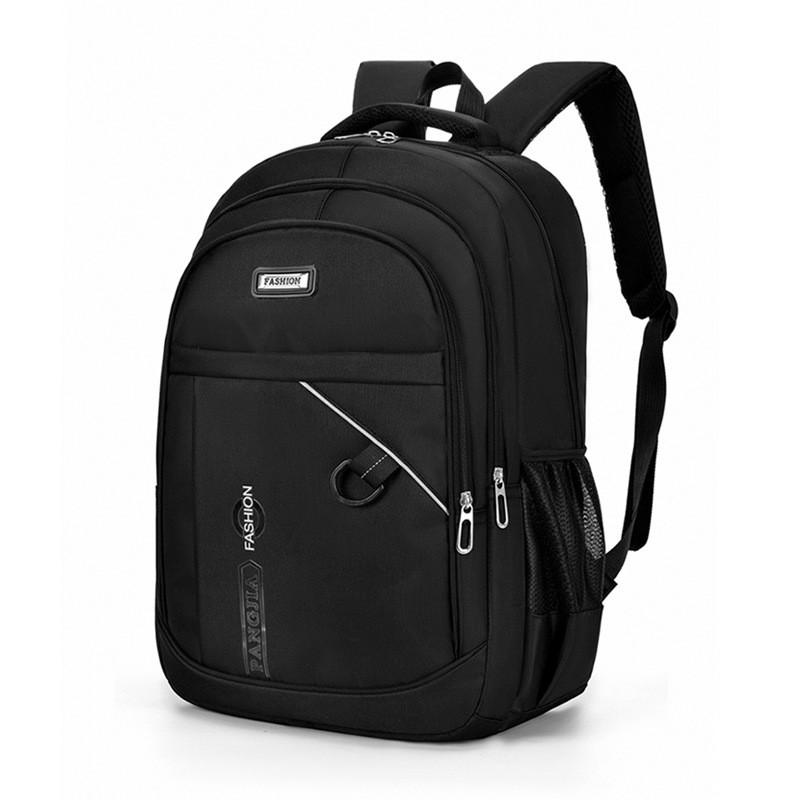 Backpack Oxford With Breathable Mesh And Letter Design For Office And Outdoor