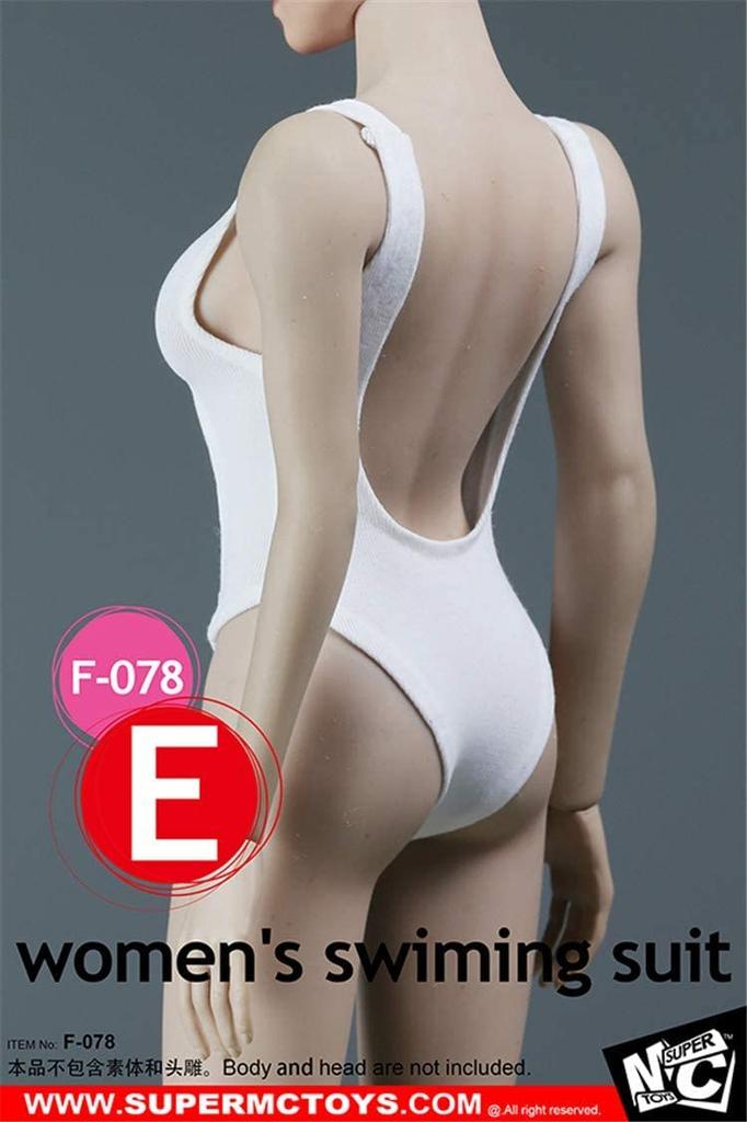 [TOYBARJAPAN] Аксессуар для фигурки масштаба 1/6 Женский SUPERMCToys F-078E Сексуальное летнее бикини для пляжа, бассейна и многого другого (Тело и голова в комплект не входят.)