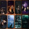 Чехол для телефона серии Сумерки для Samsung S24, S21, S22, S23, S30, Ultra, S20, Plus, Fe, Lite, Note, 10, 9, 5G Черный Мягкий Чехол