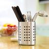 Restaurant Cutlery Holder Drainer Storage Spoon Chopsticks Organizer Rack Silver