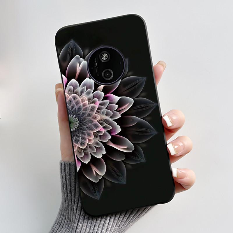 Чехол для Nokia 125 110 4G 2024 HMD 110 Чехол Эстетичный Роскошный Милый Крутой Для Мальчиков Девочек Мягкий Силикон Черный Матовый Крышка-Оболочка для Телефона