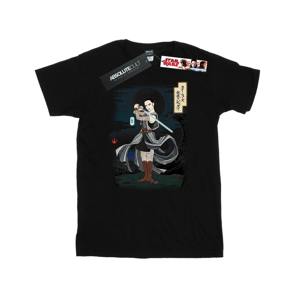 Star Wars Mens The Last Jedi Japanese Rey T-Shirt