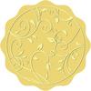 CRASPIRE 408Pcs Bee Gold Foil Embossed Stickers 2" Self Adhesive Envelopes Seals Sticker Bumblebee Labels for Wedding Invitation Graduation Corporate