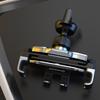 Gravity car holder for smartphone, black
