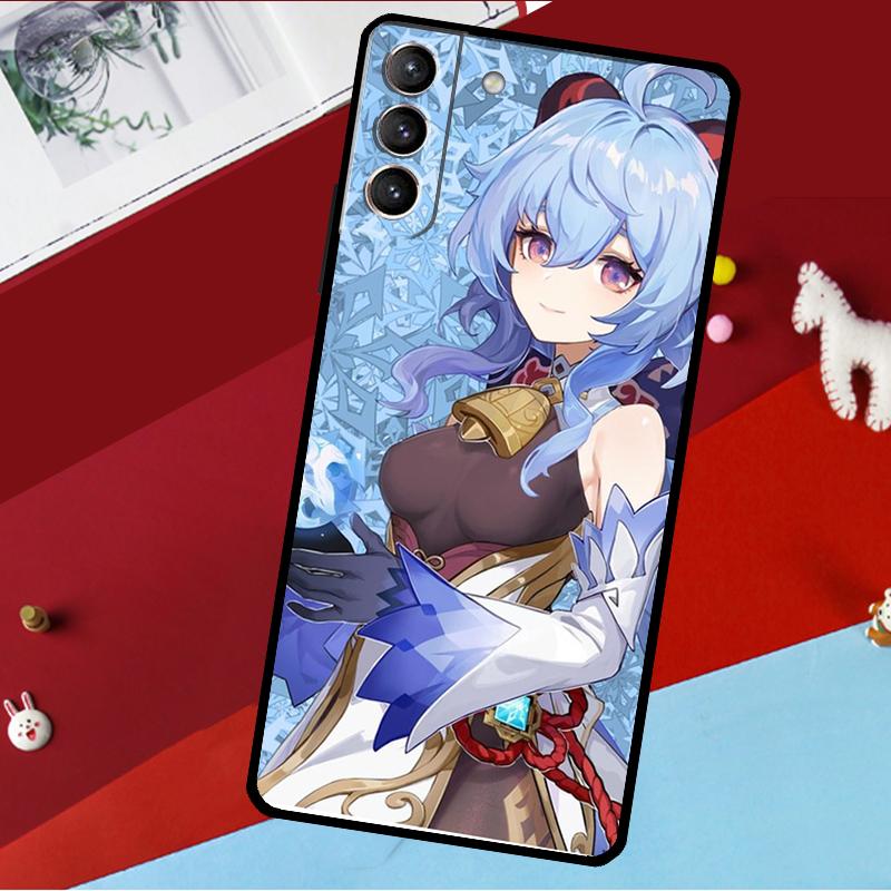 Чехол Ganyu Genshin Impact для Samsung Galaxy S26 S25 S24 S22 S23 Ultra Plus S20 S21 FE S9 S10 S25 FE
