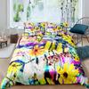 Комплект постельного белья Dragonfly King Size с разноцветными крыльями для детей и подростков, для взрослых, тема диких животных, 2/3 шт., пододеяльник
