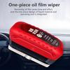 Car Glass Oil Film Stain Removal Cleaner Auto Glass Oil Film Remover with Sponge Towel Car Glass Cleaner Water Spots Remover