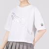 Adidas Neo Letter Logo Print Running Casual Short Sleeve T-Shirt Women Tops White IA6757